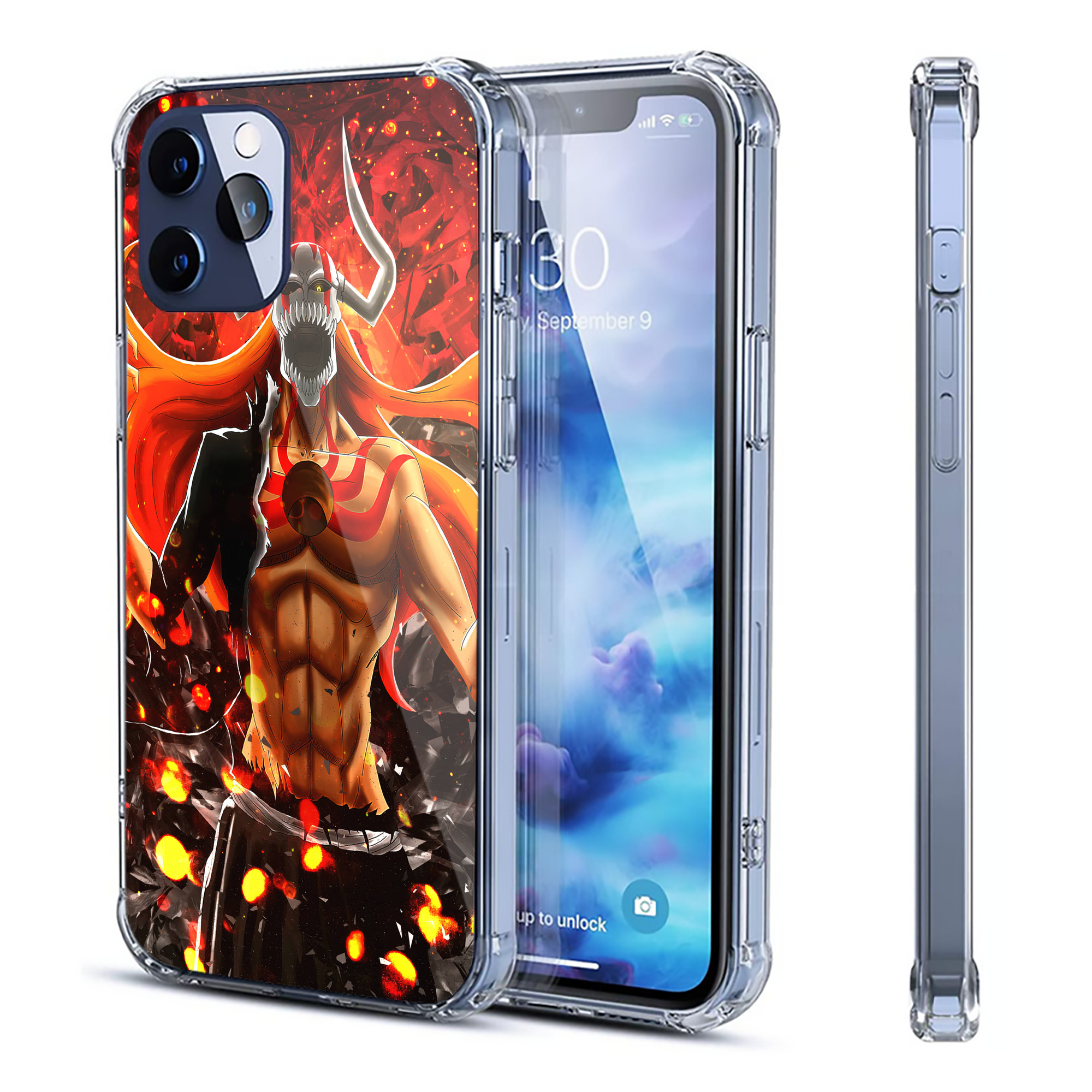 （画像用） ブリーチ BLEACH 【iPhone 12シリーズ対応】透明スマホケース（クリアソフトケース）